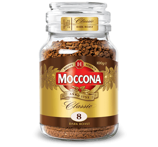 moccona instant classic dark roast packshot