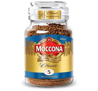 moccona instant classic decaffeinated packshot