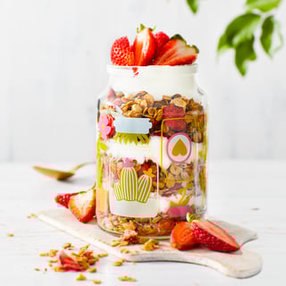moccona jar inspiration coffee maple syrup strawberry granola