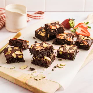 moccona recipes mocha almond brownies